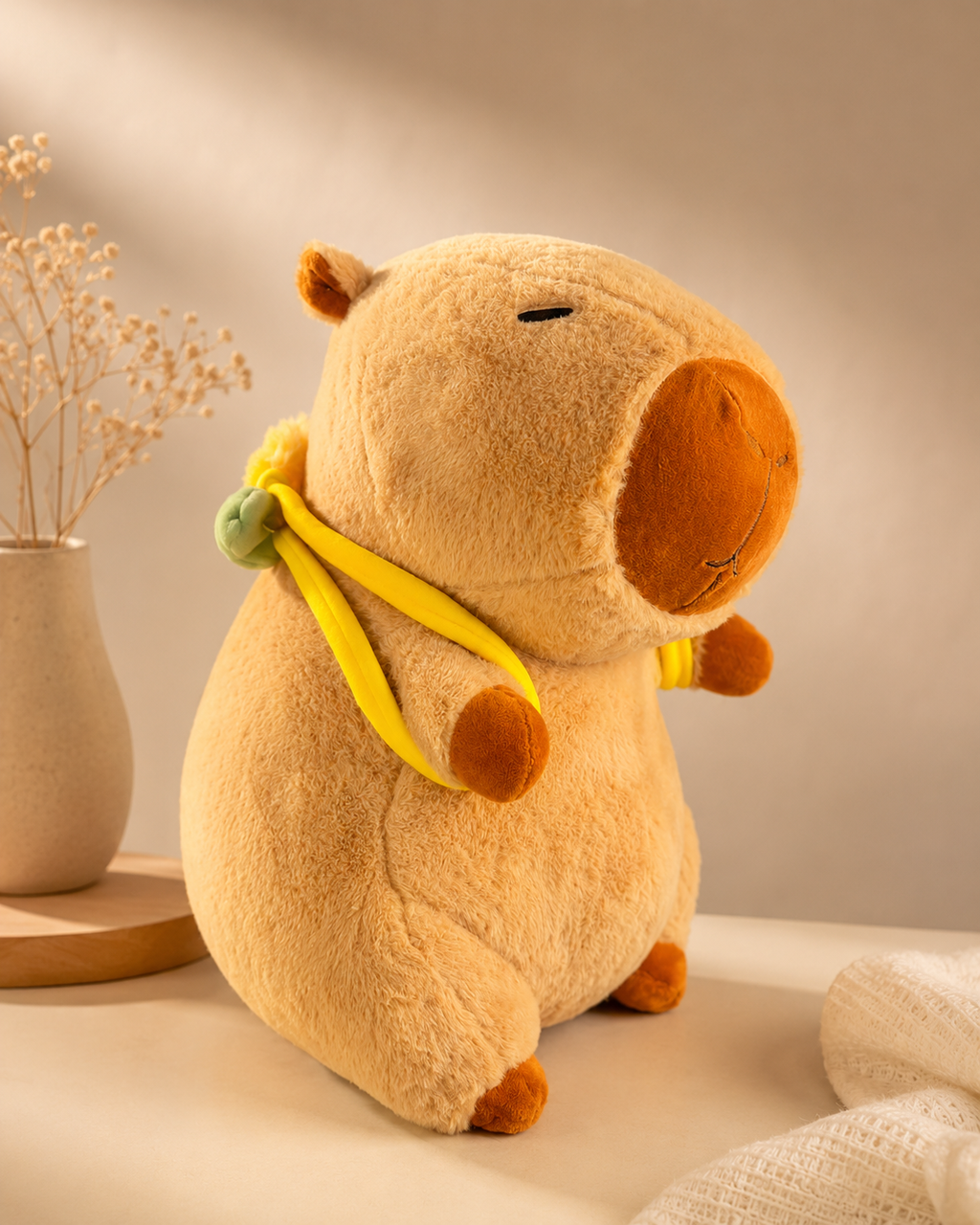 PELUCHE Y MANTA CAPYBARA KAWAII