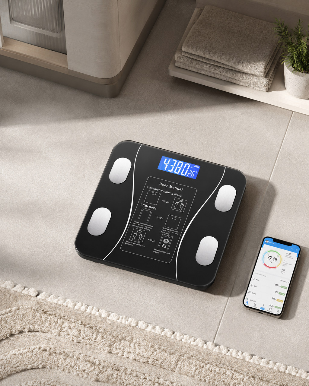 BALANZA DIGITAL INTELIGENTE BLUETOOTH