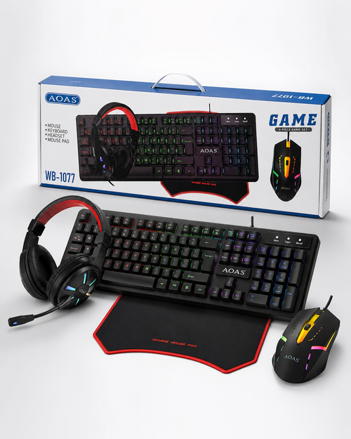 KIT GAMER 4 EN 1 AOAS WB-1077