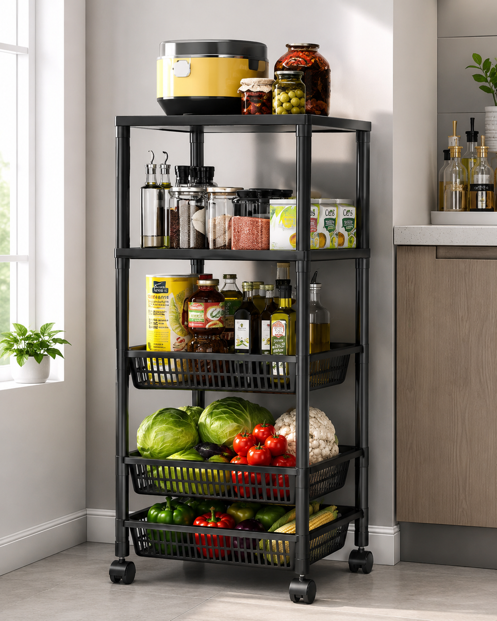 ORGANIZADOR DE COCINA DE 4 NIVELES