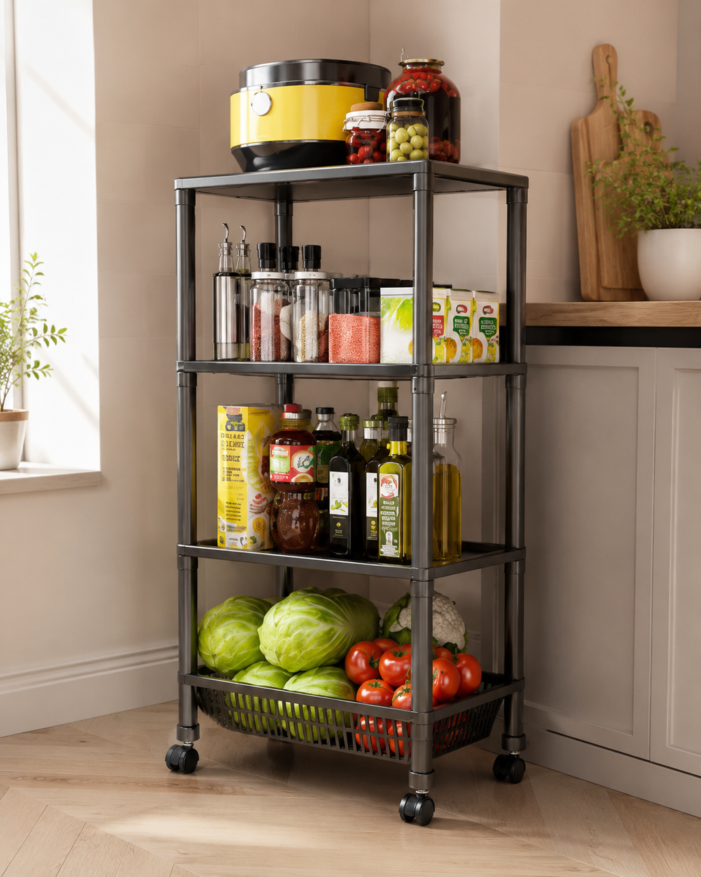 ORGANIZADOR DE COCINA DE 4 NIVELES