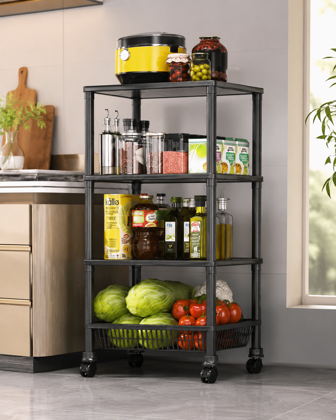 ORGANIZADOR DE COCINA DE 4 NIVELES