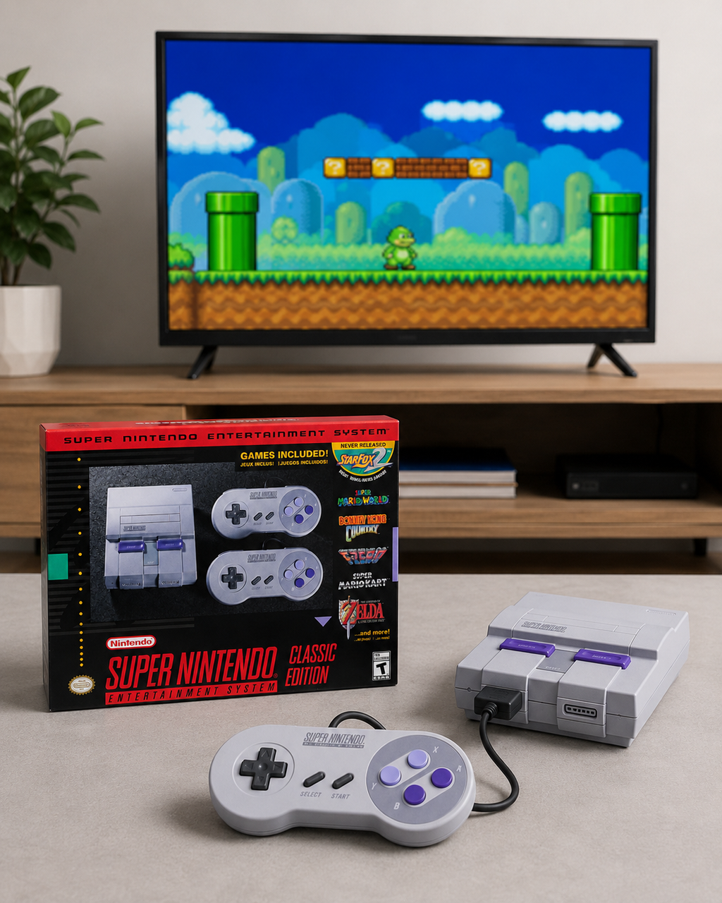 RETROPLAY CLASSIC – CONSOLA RETRO CON 2 CONTROLES