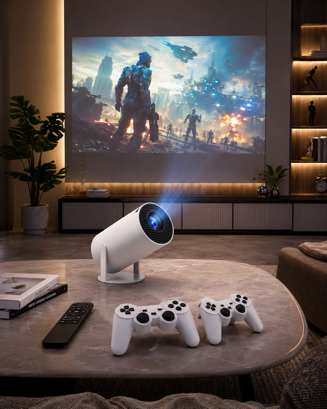 PROYECTOR GAMER INALÁMBRICO 2 EN 1