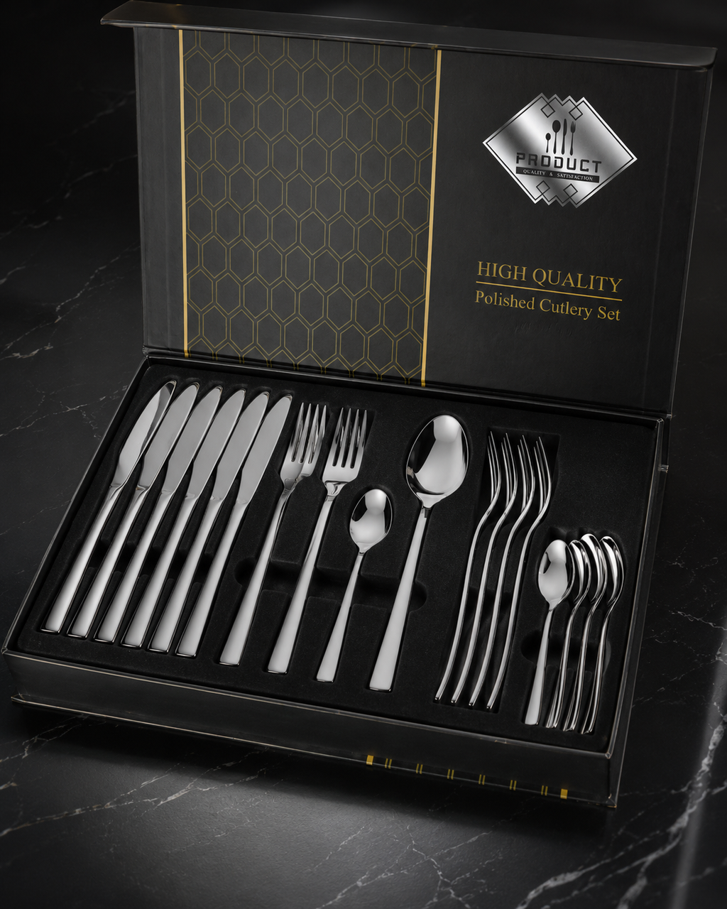 SET DE CUBIERTOS PREMIUN