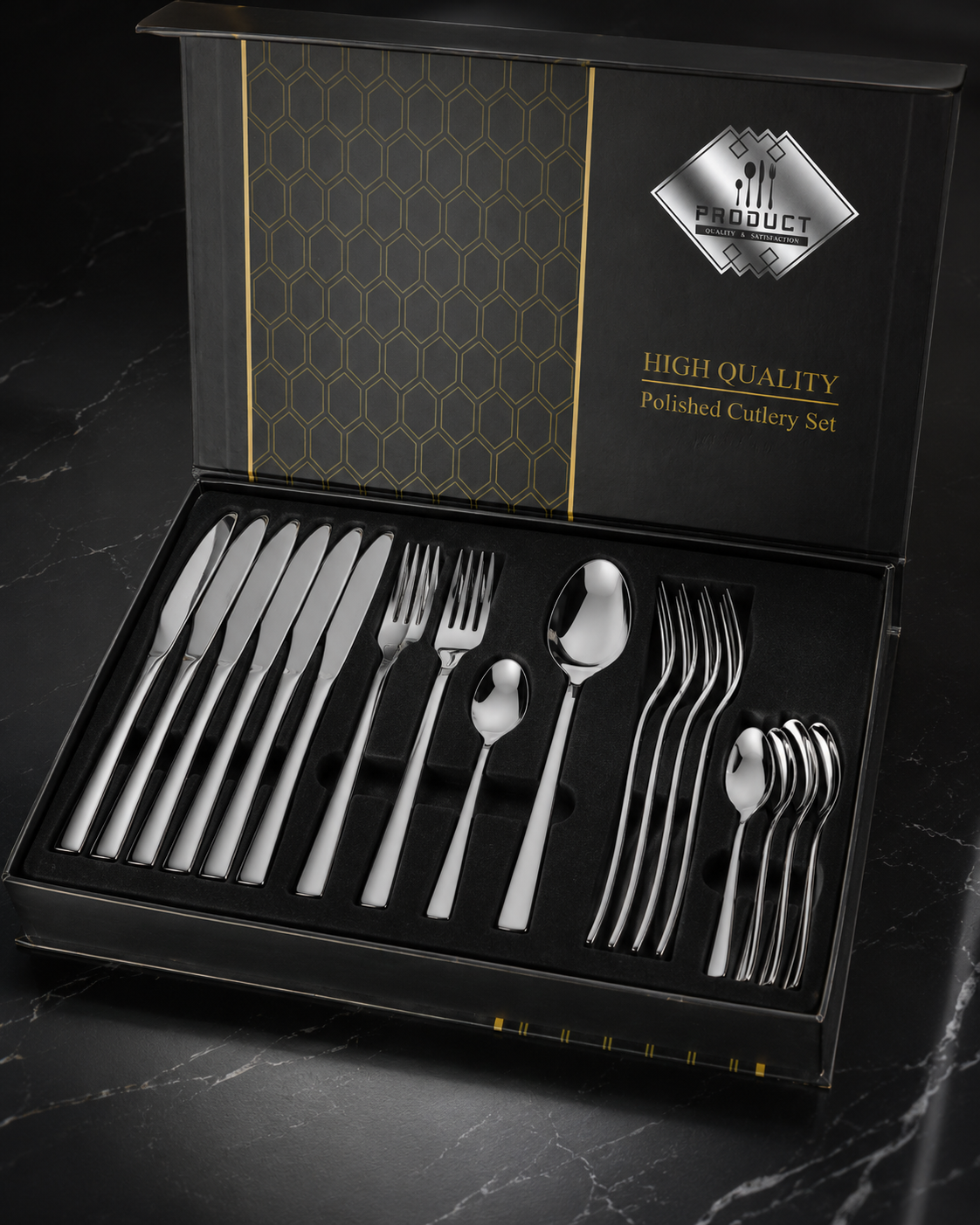 SET DE CUBIERTOS PREMIUN