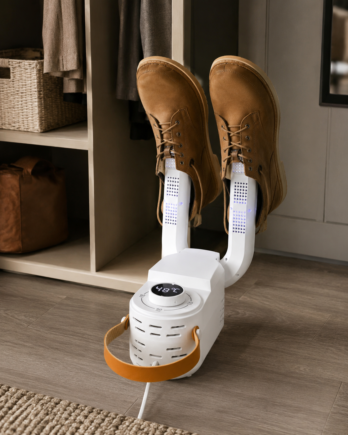 SECADOR INTELIGENTE DE ZAPATOS Y BOTAS 360°