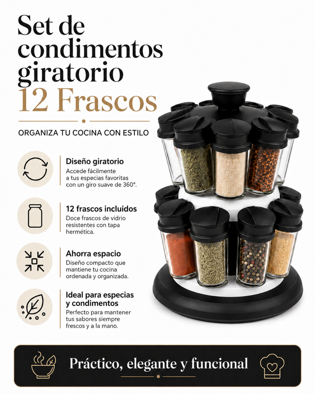 SET DE ESPECIAS GIRATORIO 360°