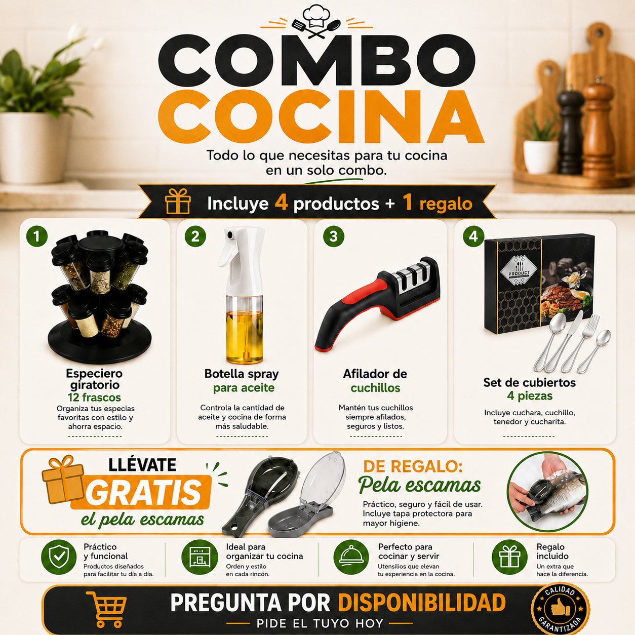 👩‍🍳🔥 COMBO COCINA 🔥👩‍🍳