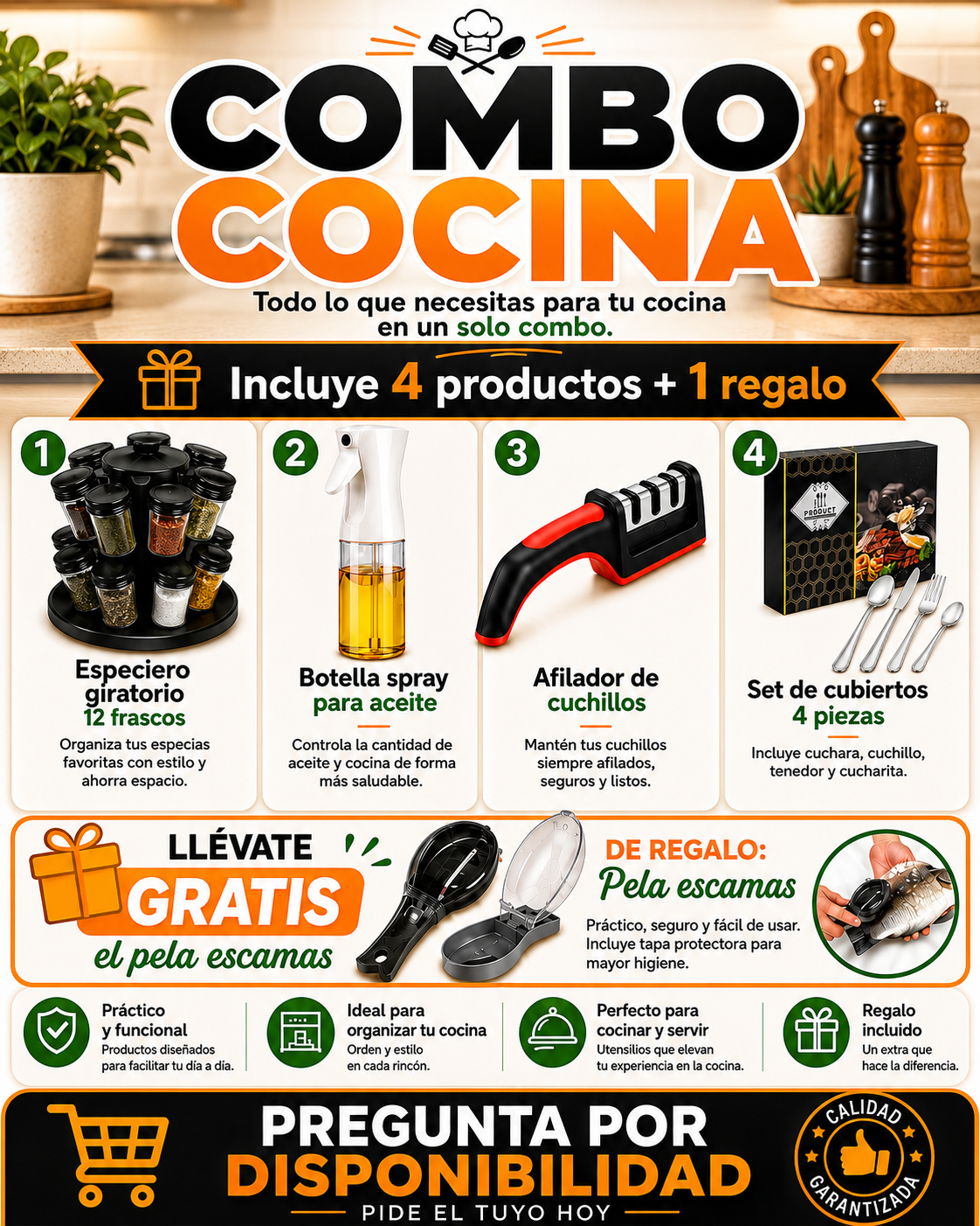 👩‍🍳🔥 COMBO COCINA 🔥👩‍🍳