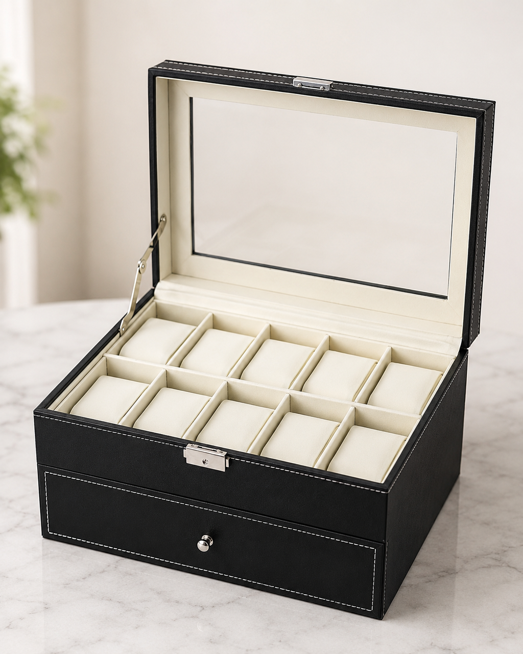 CAJA ORGANIZADORA DE RELOJES DE LUJO