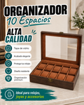 RELOJBOX ÉLITE – ORGANIZADOR PREMIUM 10 ESPACIOS